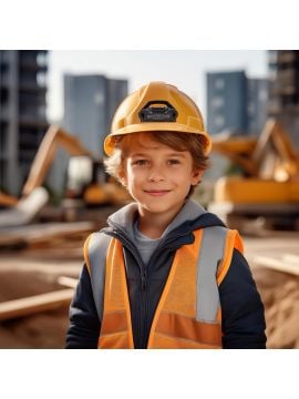 Oyuncak Işıklı Baret Kafa Lambalı Koruyucu Kask