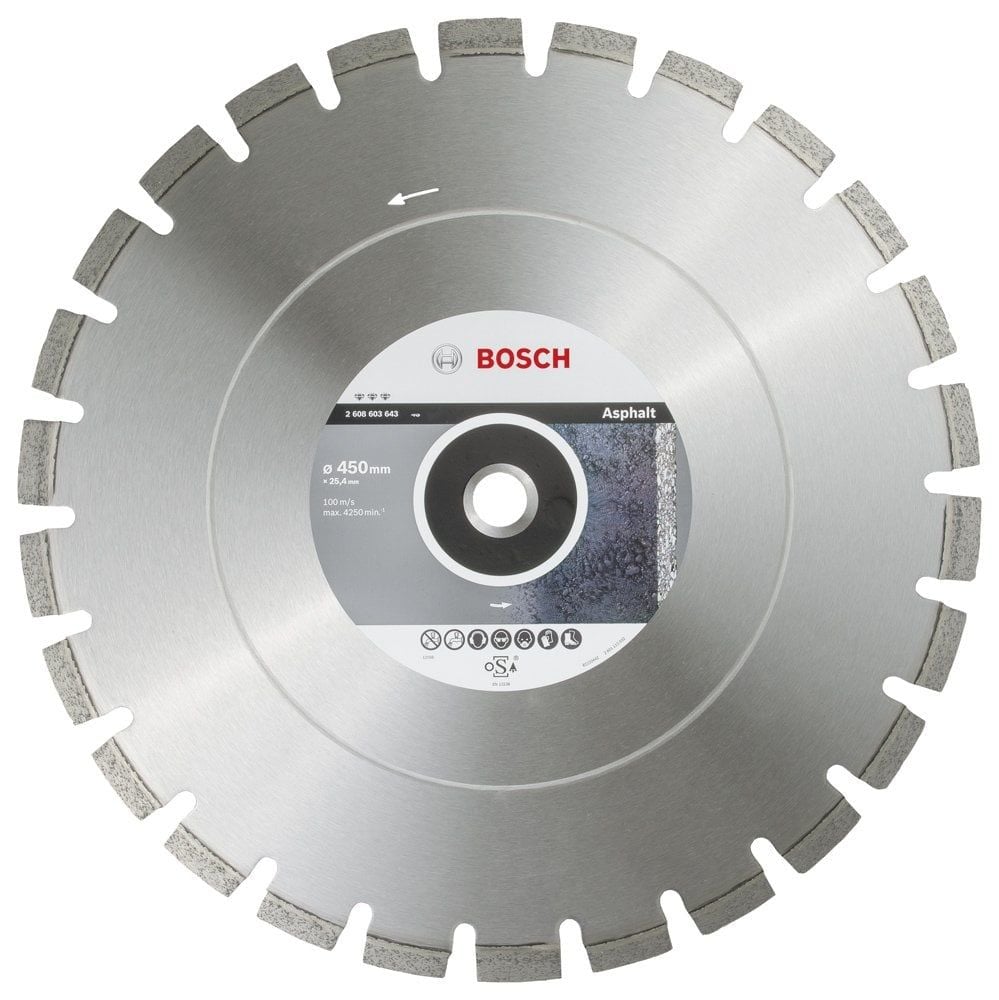 Bosch Asfalt Kesmek İçin Elmas Bıçak 450 Mm (Best)