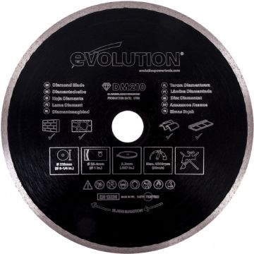 Evolution Taş Kesici Elmas Disk RAGE210E