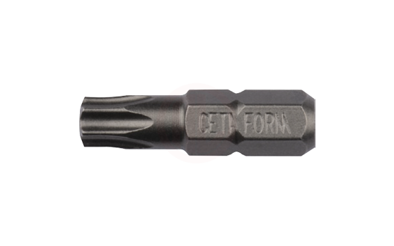Ceta Form 1/4 İnç Delikli Torx Bits Uç T15 X 25 Mm
