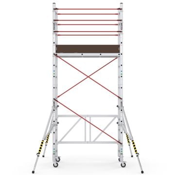 Çağsan ALL_FLEX Modüler Alüminyum İskele 4,8 m. Çalışma Yüksekliği - All_Flex_A5