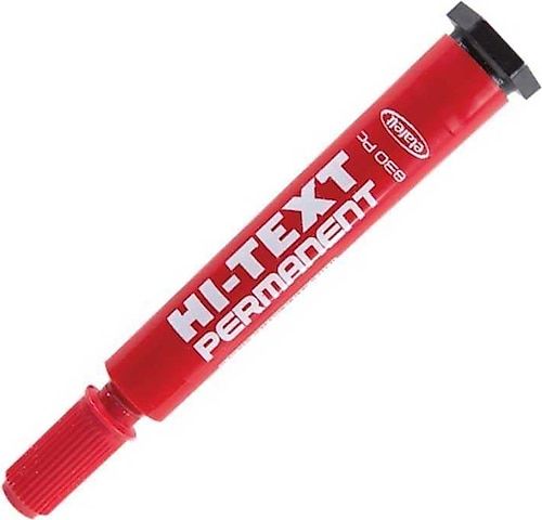 Hı-Text Permanent Marker 830 Pc Kalem Kırmızı