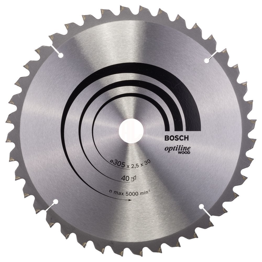 Bosch Daire Testere Bıçağı Optiline Wood 305x30 mm 40 Diş - 2608640440