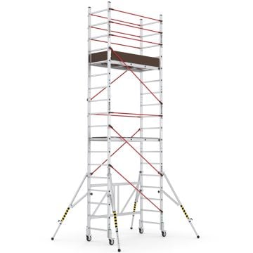 Çağsan ALL_FLEX Modüler Alüminyum İskele 5,9 m. Çalışma Yüksekliği - All_Flex_A6