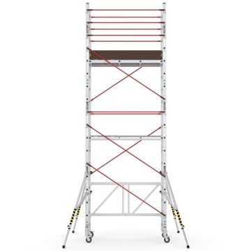 Çağsan ALL_FLEX Modüler Alüminyum İskele 5,9 m. Çalışma Yüksekliği - All_Flex_A6