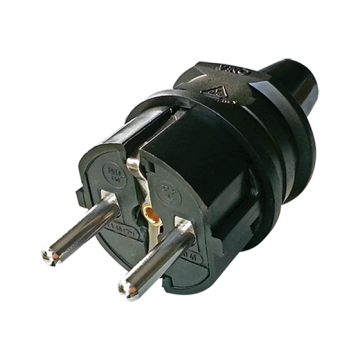 Viko Topraklı Erkek Fiş Siyah