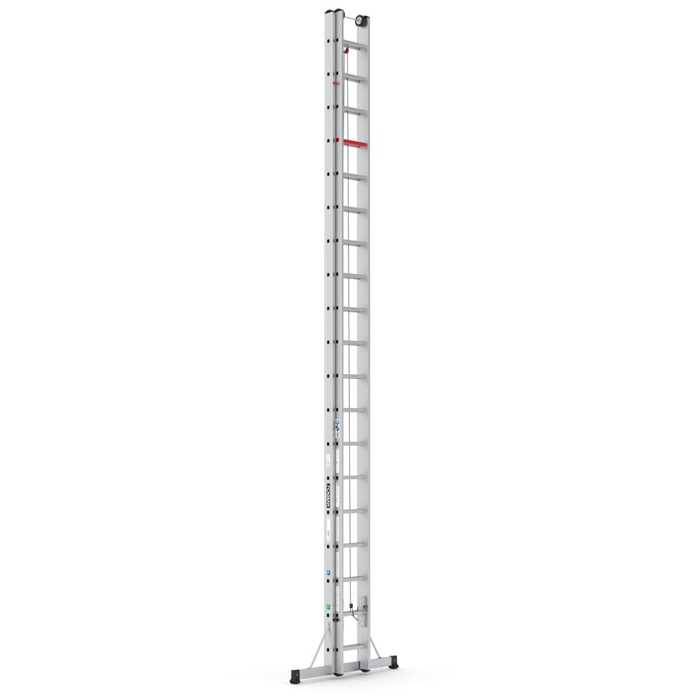 Çağsan İpli ve Makaralı Alüminyum Merdiven 2x19 Basamaklı - M10011