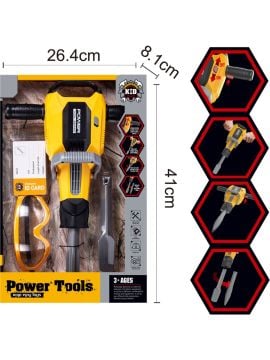 Oyuncak Hilti Seti ve Koruyucu Gözlük