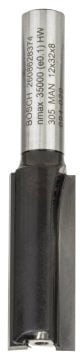 Bosch Çift Oluklu Düz Freze Ucu Standard For Wood 8x12x62 mm - 2608628374