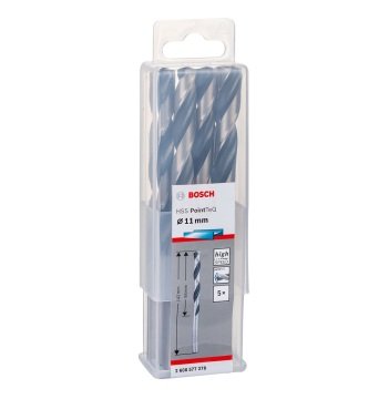 Bosch Metal Matkap Ucu HSS PointTeQ (DIN 338) 11,0 mm (5 Adet) - 2608577278