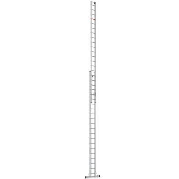 Çağsan İpli ve Makaralı Alüminyum Merdiven 2x21 Basamaklı - M10012
