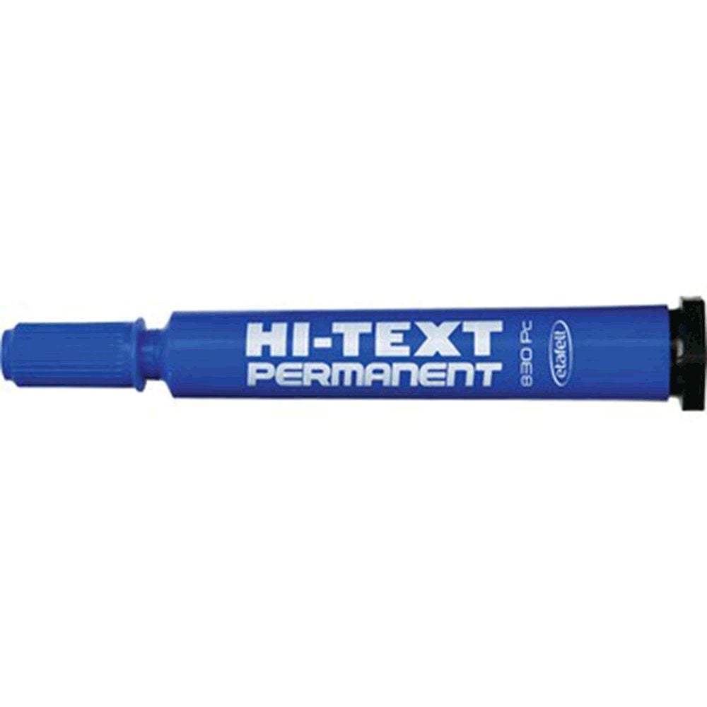 Hı-Text Permanent Marker 830 Pc Kalem Mavi