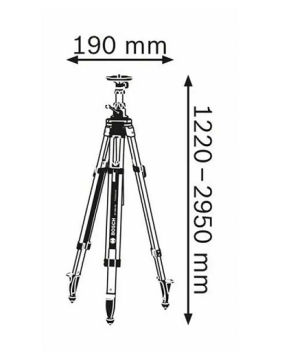 Bosch Tripod BT 300 HD (0601091A00) - 0601091A00