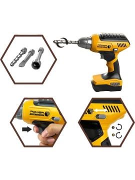 Oyuncak Pilli Şarjlı Vidalama Matkap Seti