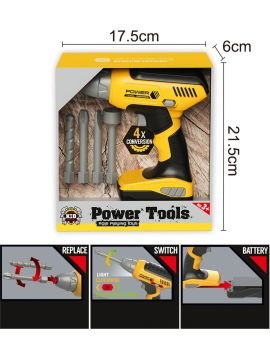 Oyuncak Pilli Şarjlı Vidalama Matkap Seti