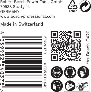 Bosch Ağ Zımpara Expert M480 150 Mm 100 Kum 50 Li Paket - 2608900699