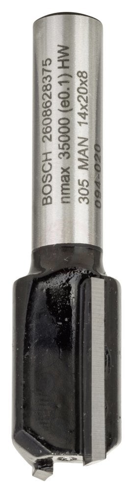 Bosch Çift Oluklu Düz Freze Ucu Standard For Wood 8x14x51 mm - 2608628375