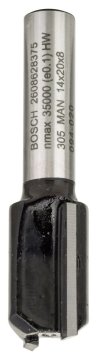 Bosch Çift Oluklu Düz Freze Ucu Standard For Wood 8x14x51 mm - 2608628375