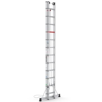 Çağsan İpli ve Makaralı Alüminyum Merdiven 2x12 Basamaklı - M1007