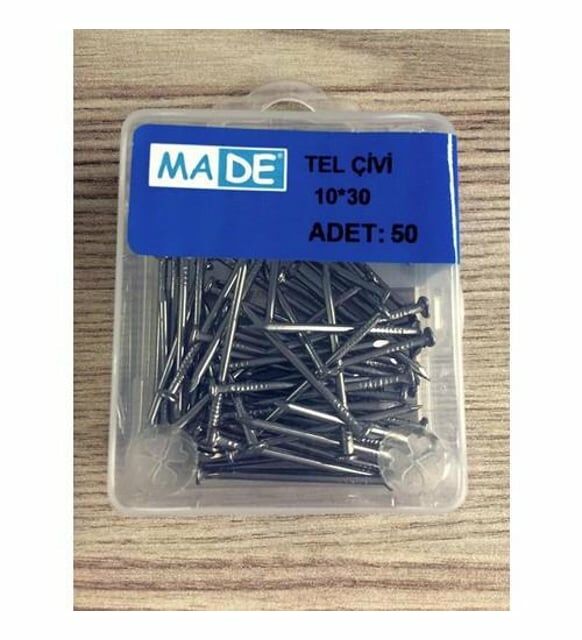 Made Tel Çivi 10x30 mm (1 Kutu/50 Adet)
