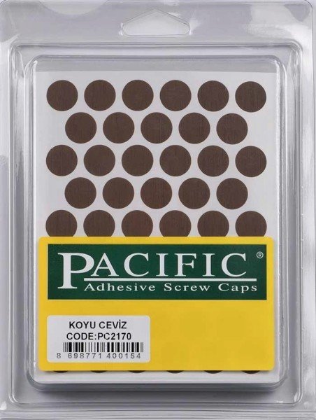 Pacific Koyu Ceviz Yapışkanlı Tapa 14 mm - PC2170