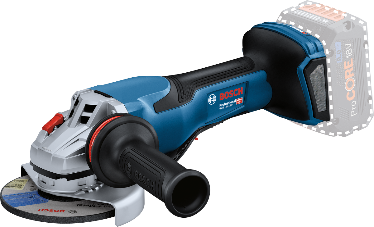 Bosch Akülü Avuç Taşlama Makinesi GWS 18V-15 P (Aküsüz) - 06019H6A00
