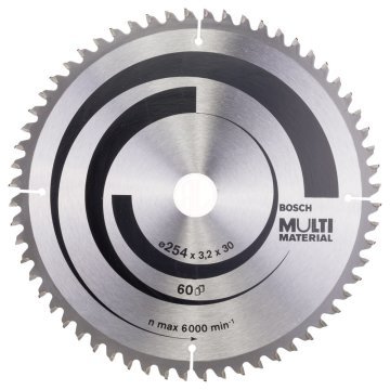 Bosch Daire Testere Bıçağı Multi Material 254x30 mm 60 Diş - 2608640449