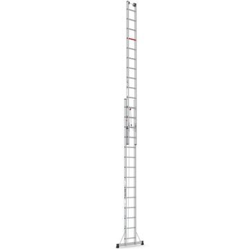 Çağsan İpli ve Makaralı Alüminyum Merdiven 2x14 Basamaklı - M1008