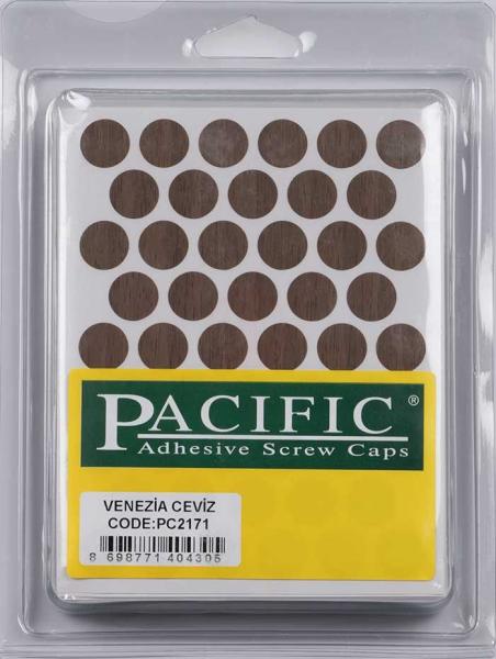 Pacific Venezia Ceviz Yapışkanlı Tapa 14 mm - PC2171