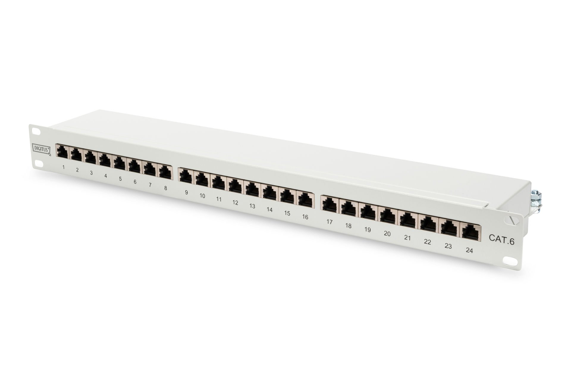 Assmann Digitus 19 Inch 24 Port Cat-6 Ftp Patch Panel, Zırhlı