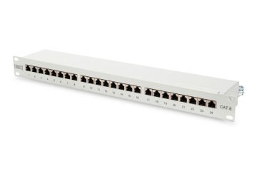 Assmann Digitus 19 Inch 24 Port Cat-6 Ftp Patch Panel, Zırhlı