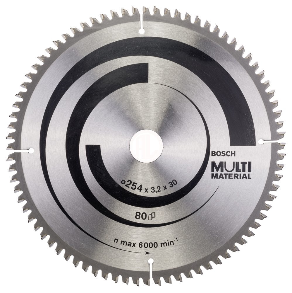 Bosch Daire Testere Bıçağı Multi Material 254x30 mm 80 Diş - 2608640450