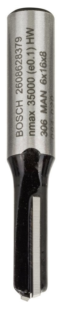 Bosch Çift Oluklu Düz Freze Ucu Standard For Wood 8x6x48 mm - 2608628379