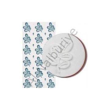 Dekor Rulo 1599 DEFNE YAPRAĞI DUVAR DAMGA SETİ 16 CM
