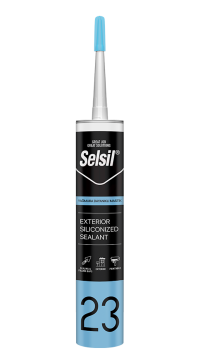 Selsil Yağmura Dayanıklı Akrilik Mastik 485 Gr Antrasit Gri