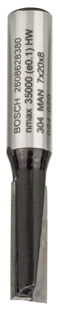 Bosch Çift Oluklu Düz Freze Ucu Standard For Wood 8x7x51 mm - 2608628380