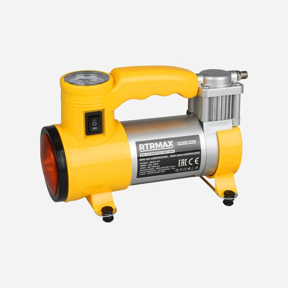 Rtrmax RTM7212 Mini Hava Kompresörü 12V