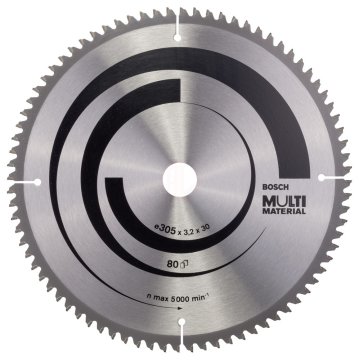 Bosch Daire Testere Bıçağı Multi Material 305x30 mm 80 Diş - 2608640452