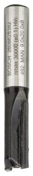 Bosch Çift Oluklu Düz Freze Ucu Standard For Wood 8x9x51 mm - 2608628382
