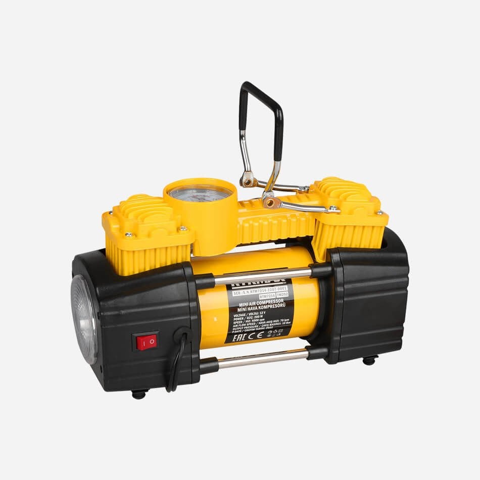 Rtrmax RTM7214 Mini Hava Kompresörü Çift Piston 12V