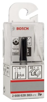 Bosch Çift Oluklu Düz Freze Ucu Standard For Wood 8x10x51 mm - 2608628383
