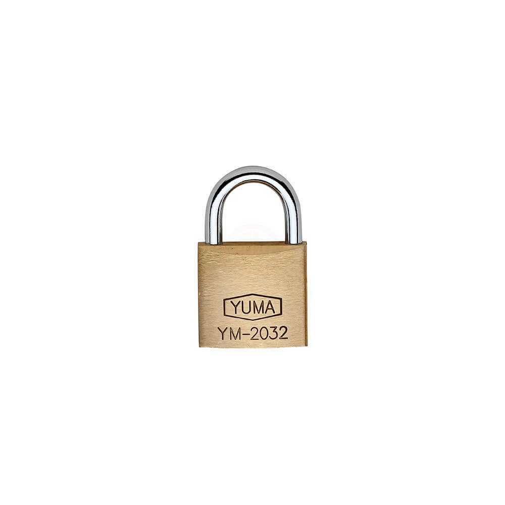 Yuma Kilit Standart Pirinç Sarı Asma Kilit 32 mm - YM-2032