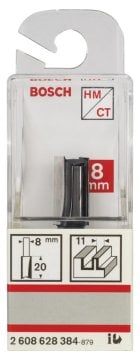 Bosch Çift Oluklu Düz Freze Ucu Standard For Wood 8x11x51 mm - 2608628384