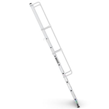 Çağsan MONOGUARD Tek Parça Korkuluklu Geniş Basamaklı Alüminyum 8 Basamaklı - T2000MG