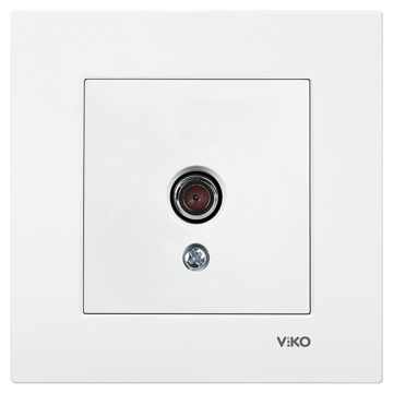 Viko Meridian - Karre Serisi Beyaz Tv Prizi Geçişli 8-12Db