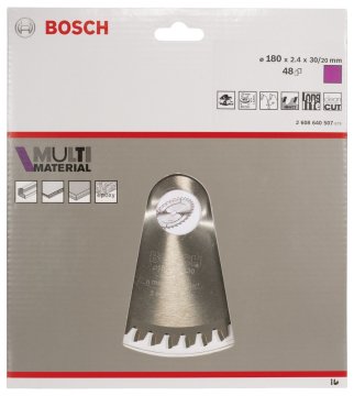Bosch Daire Testere Bıçağı Multi Material 180x30 mm 48 Diş - 2608640507