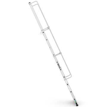 Çağsan MONOGUARD Tek Parça Korkuluklu Geniş Basamaklı Alüminyum 10 Basamaklı - T2500MG
