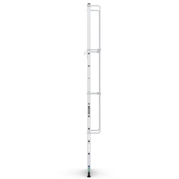 Çağsan MONOGUARD Tek Parça Korkuluklu Geniş Basamaklı Alüminyum 10 Basamaklı - T2500MG