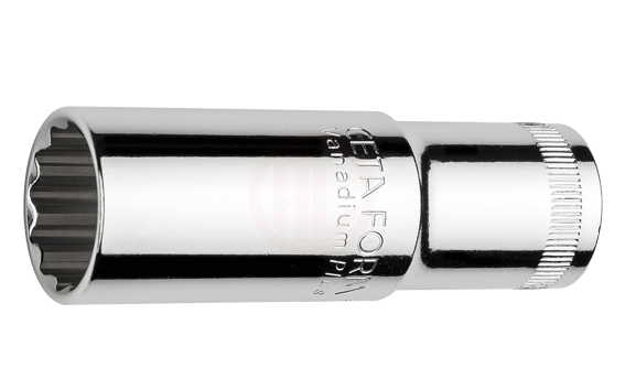 Ceta Form 1/4 İnç 12 Köşe (Yıldız) Derin Lokma Anahtar 8 Mm