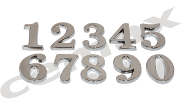 Cemax 8 Cm Plastik Krom Rakam